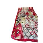 Retro Theme 50s Rockabilly Sock Hop Christmas Scarf 68x20 Novelty Print Glam Red Photo 9