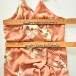 Lulus All Mine Rusty Rose Floral Wrap Dress High Low Ruffle Chiffon Tie Waist M Pink Size M Photo 5