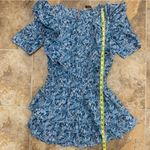 Love Shack Fancy  x Liberty London Blue Natasha Dress Petite Photo 4