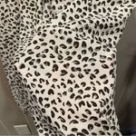J.Crew Cute leopard print ruffle neck button front semi sheer sleeveless blouse Photo 7
