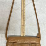 Tignanello Tan Leather Crossbody Bag with Silver Buckle Photo 9