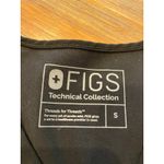 FIGS Casma Three Pocket Scrub Top Womens Black Size Small Photo 5