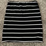Xhilaration Xhiliration skirt - black white striped - cotton - XS Photo 0