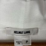 Helmut Lang P / XS Mist Oversized Viscose Button Down Optic White Professional Photo 7