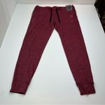 Born Primitive Womens Rest Day Athleisure Jogger Mardon Burgundy Red Size XL NEW Photo 2