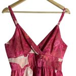 Slate + Willow Pink Floral Sleeveless Wide Leg V-Neck Jumpsuit Size 4 Photo 6