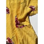 Socialite Dark Floral Sun Dress Size M Cotton Keyhole Cutout Black Pink Sleeveless Summer Photo 12