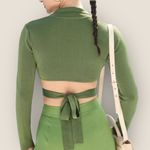 Cult Gaia | Tory Knit Top | Size S | Basil Photo 1