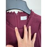 Wilfred Aritzia  Tempest Blouse in Garnet Red Size Large Photo 4