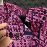 Laundry by Shelli Segal *Like New* Pink and Navy Greek Pattern LAUNDRY Women’s slacks Size 4 Photo 5