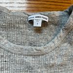 James Perse Standard Crewneck Rib Tunic Dress in Heather Grey size 1 / small Photo 3