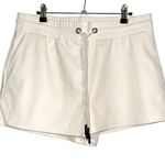 n:philanthropy NWT Maura Short Faux Leather Ivory Shorts XL in Bone Photo 2