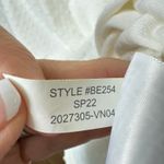 J.Crew  Women's 2X Cream Swiss Dot Short Sleeve Smocked Blouse Round‎ Neck Office Photo 6