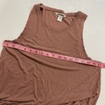 Athleta Sleeveless Tank Top Small Terracotta Brown Lightweight Lounge Activewear Photo 2
