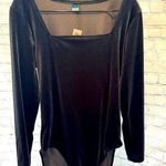 Old Navy 🆕  Grey Velour Long Sleeve Bodysuit Large NWT Photo 0