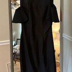 ZARA Cold Shoulder Sheath Dress Black Size XS Photo 0