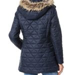 Marc New York by Andrew Marc Chevron Quilted Down Jacket w/ Removable Hood SMALL Photo 2