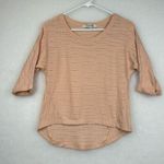 Forever 21 Sweater shirt Womens Medium Pastel Pink 3/4 Sleeve Photo 0