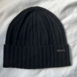 Coach Black Knit Beanie Hat Photo 0