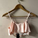 Wildfox Swim Light Baby Pink Fluttery Bathing Suit Top Size L NWT Photo 8