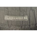 ZARA  Woman Skort Womens Small Black Embroidered Floral Wrap Tie Waist Boho Photo 2