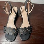 Kate Spade Daisy floral leather mid sandals SZ 7B Photo 1