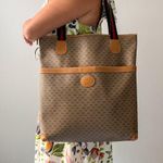 Gucci Micro GG Sherry Line Canvas and Leather Tote Photo 1