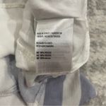 American Eagle  Outfitters Blue and White Striped Cold Shoulder Romper Photo 5