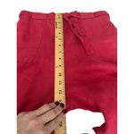 Bryn Walker  100% Linen Wide Leg Pants Medium Beige Red USA Elastic Waist #J7-5 Photo 8