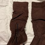 Brown Suede Boots Size 5.5 Photo 3