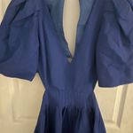Banana Republic  Royal Blue cut out plunging neck line dress women’s size 2 Photo 2
