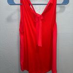 EXPRESS  Red Ruffled‎ Backless Tank Top Photo 2