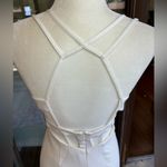 Aidan‎ Mattox Size 2 Women's White V Photo 6