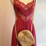 Diamicci Vintage 90s Cream Leather Woven Tassel Pull Crossbody Small. Square Bag Photo 2