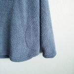 UGG  Blue Sherpa Quarter Zip Jacket Photo 1