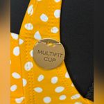 NWT Nip Tuck Swim One Piece Size 6 (US) Marigold Yellow with White Polka Dots Photo 5