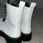 Sincerely Jules White Combat Boots Women Photo 2
