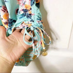 Seafolly Reversible Vintage Wildflower V-Neck Maillot One Piece Swimsuit Size 4 Photo 11