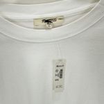 Madewell Easy Crewneck Long Sleeve Tee Top Oversized Relaxed White Basics S NWT Photo 8