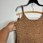 Lates cami tank top & shorts pajama set tan with black dots women’s size large Brown Photo 2