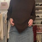Passports soft brown turtleneck sweater Photo 2
