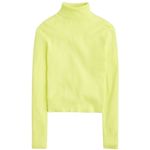 J.Crew  Tencel Lyocell Ribbed Turtleneck Sweater Size XL Neon Stretch Knit Layers Photo 9