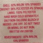 Xhilaration ‎ Melon Coral Crochet Adjustable Straps Bikini Top Women’s Large Photo 6