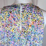 Adrienne Vittadini Boho Colorful Coastal Resort Brunch Sleeveless Blouse Top L Photo 1