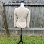 Donna Karan 💜  Women Collarless Split-front Patch Flap Pocket Jacket Photo 4