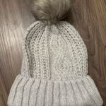 Aerie Knit Beanie with Faux Fur Pom Photo 0