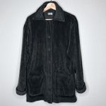 VTG LL Bean Womens Sherpa Fleece Jacket Cozy Outdoorsy USA Made Gray Medium Photo 6