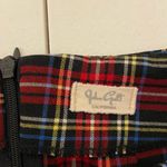 NWOT John Galt women’s black red plaid cara miniskirt zip small slit 23” waist Size XXS Photo 5