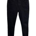 GRLFRND The Karolina Button Fly High Waist Black Denim Jeans Size 27 Nine Lives Photo 2