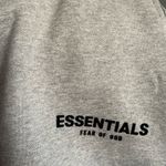 Fear of god Essentials minimalist shorts in dark oatmeal  Photo 6